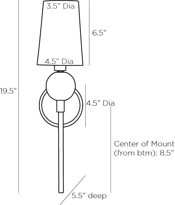 Бра Arteriors MENDEE SCONCE в Нижнем Новгороде