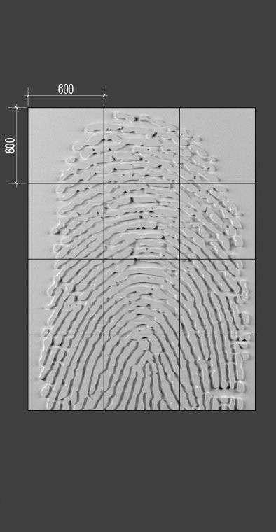 Барельеф FINGERPRINT в Нижнем Новгороде