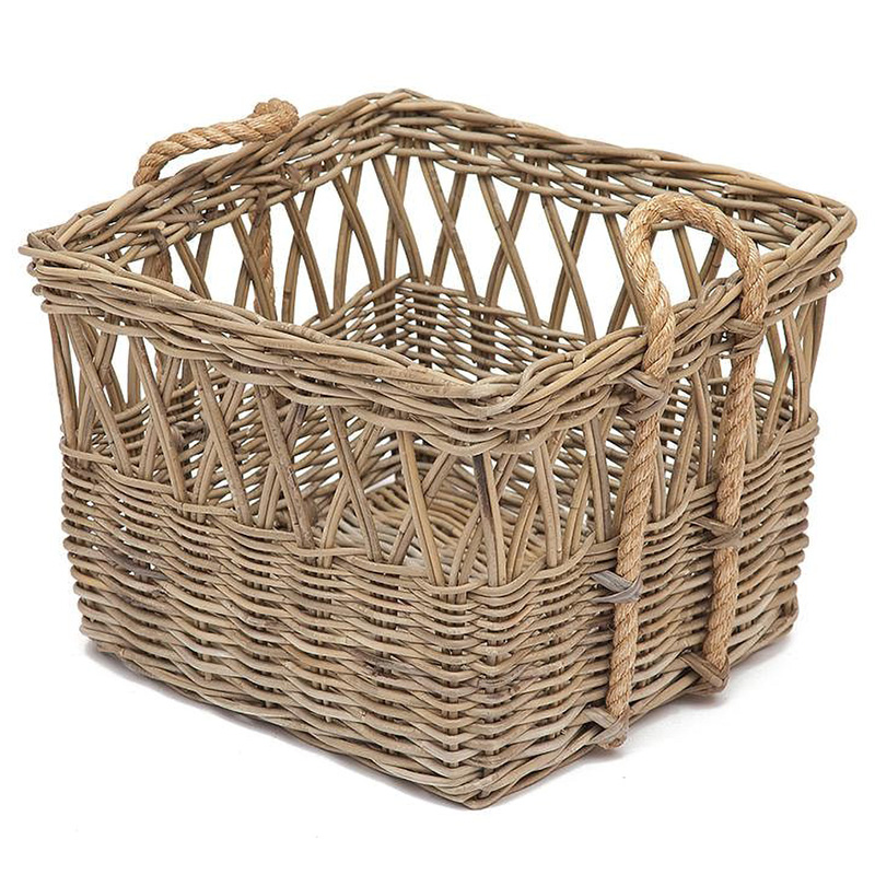 Корзина из ротанга Rattan Wicker Basket Древесина в Нижнем Новгороде | Loft Concept 