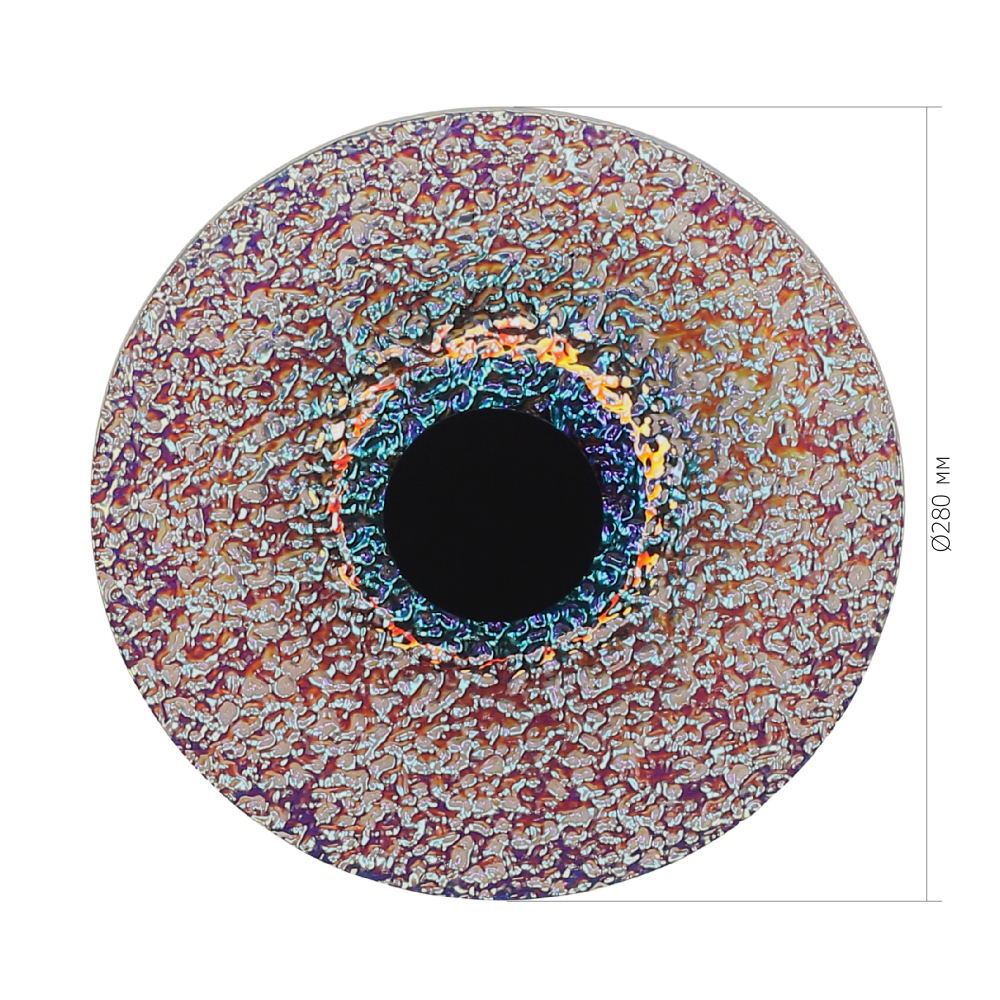 Подвесной светильник из фактурного двойного стекла Heterochromia в Нижнем Новгороде