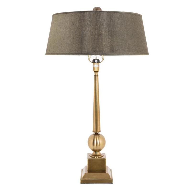 Настольная лампа Neville Table Lamp Латунь Бронза в Нижнем Новгороде | Loft Concept 