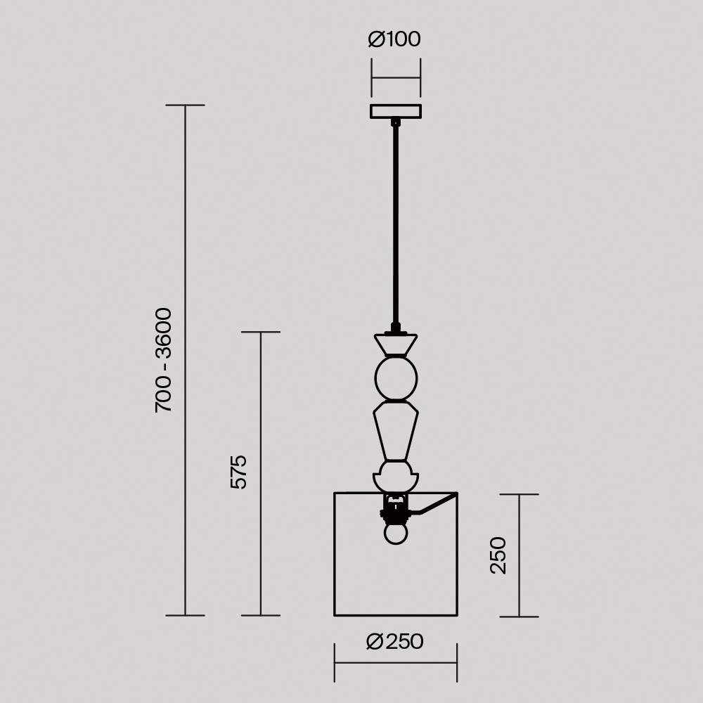 Подвесной светильник Comforty Е27*1 в Нижнем Новгороде