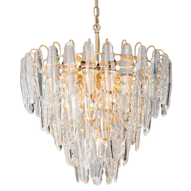 Люстра Maogan Textured Chandelier Золотой Прозрачный (Transparent) в Нижнем Новгороде | Loft Concept 