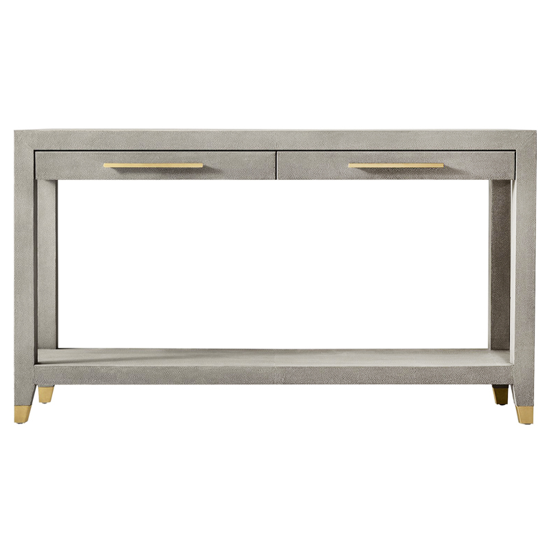 Charles Stingray Texture Console Grey Консоль скат Золотой Серый в Нижнем Новгороде | Loft Concept 