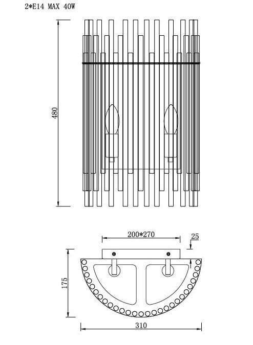 Бра Nembus Chromium Sconces в Нижнем Новгороде