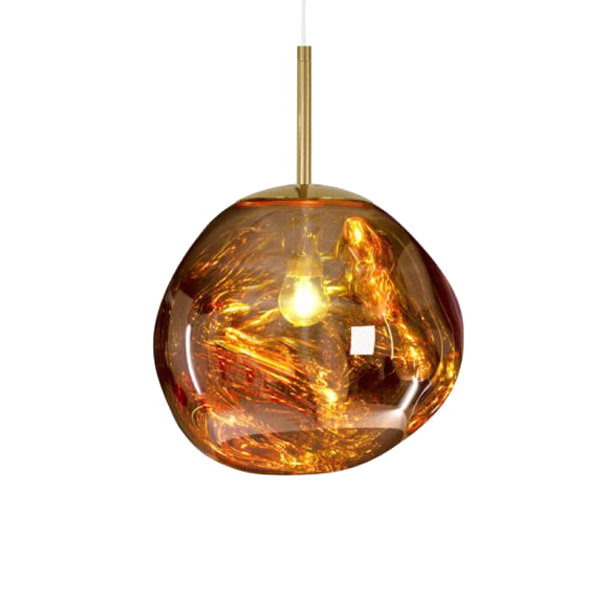 Подвесной светильник Tom Dixon Melt Pendant Gold Золотой Янтарь (Amber) в Нижнем Новгороде | Loft Concept 