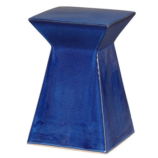 Керамический табурет Upright Garden Stool - Blue Синий в Нижнем Новгороде | Loft Concept 