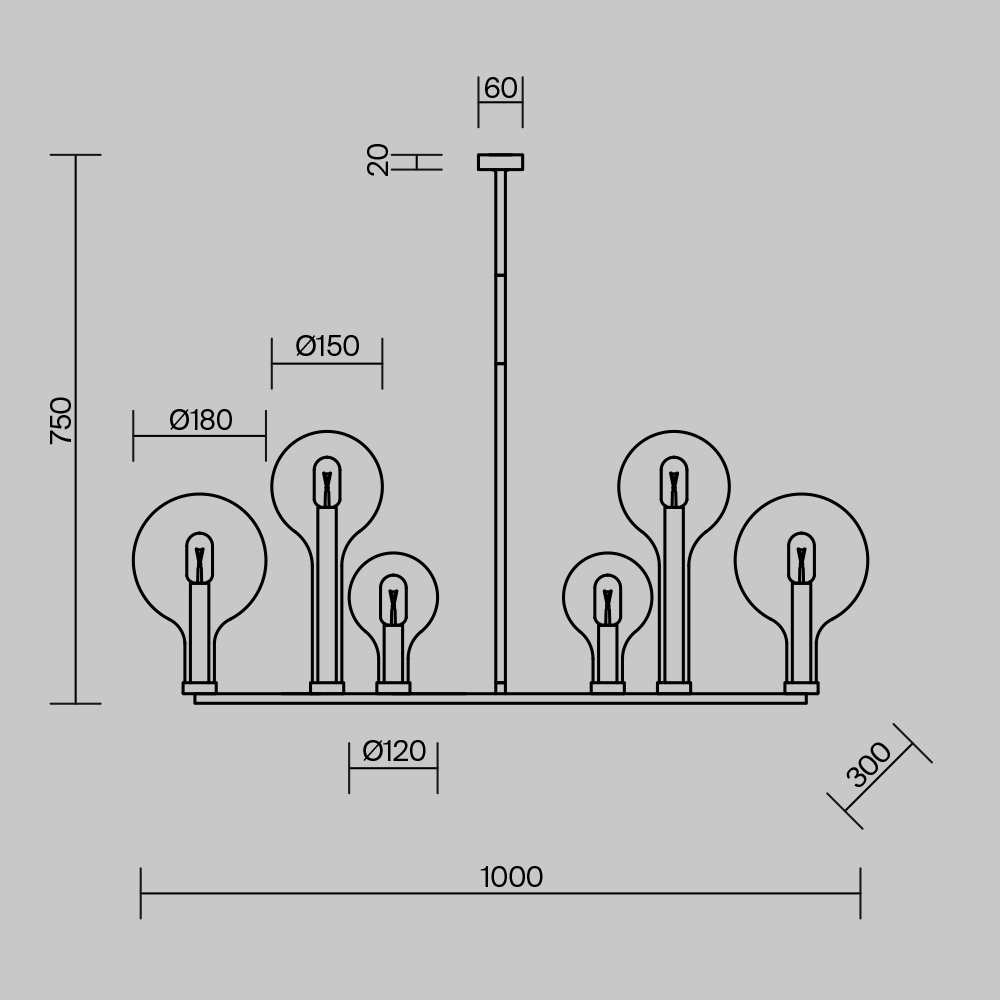 Люстра подвесная Status Е14 в Нижнем Новгороде