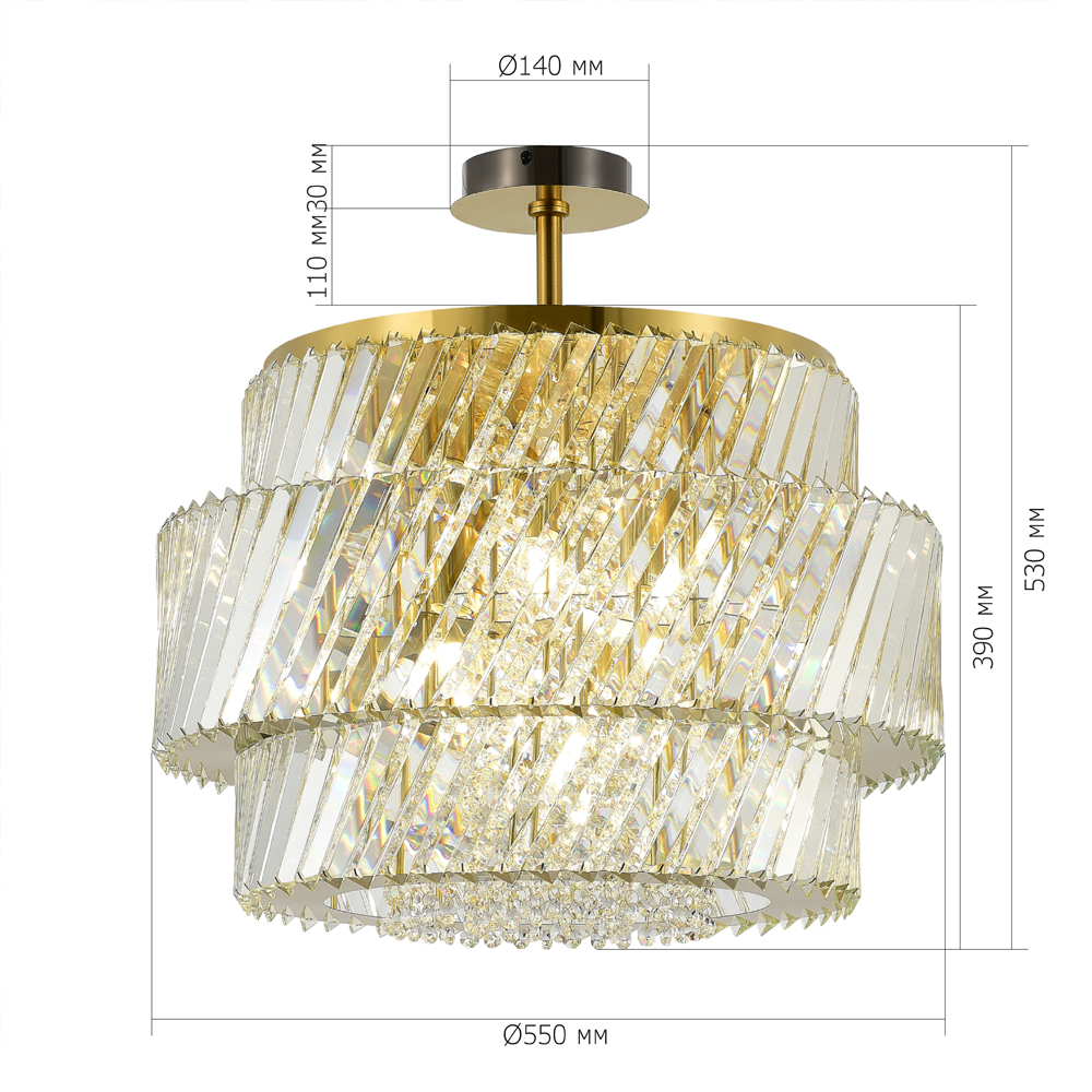 Потолочный светильник в классическом обрамлении Light Connoisseurs Beauty в Нижнем Новгороде