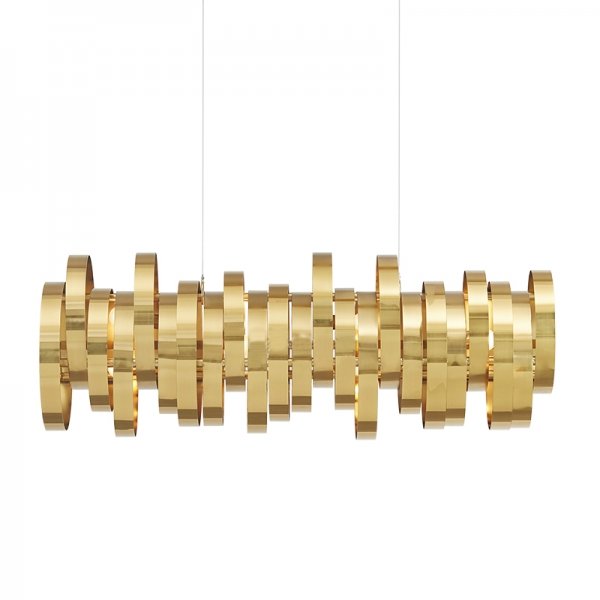 Люстра Brass Belts Chandelier Латунь в Нижнем Новгороде | Loft Concept 