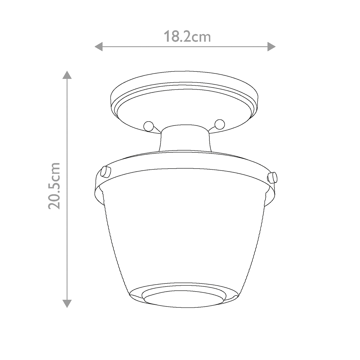 Потолочный светильник для ванных комнат с плафоном из прессованного фактурного стекла Quoizel в Нижнем Новгороде