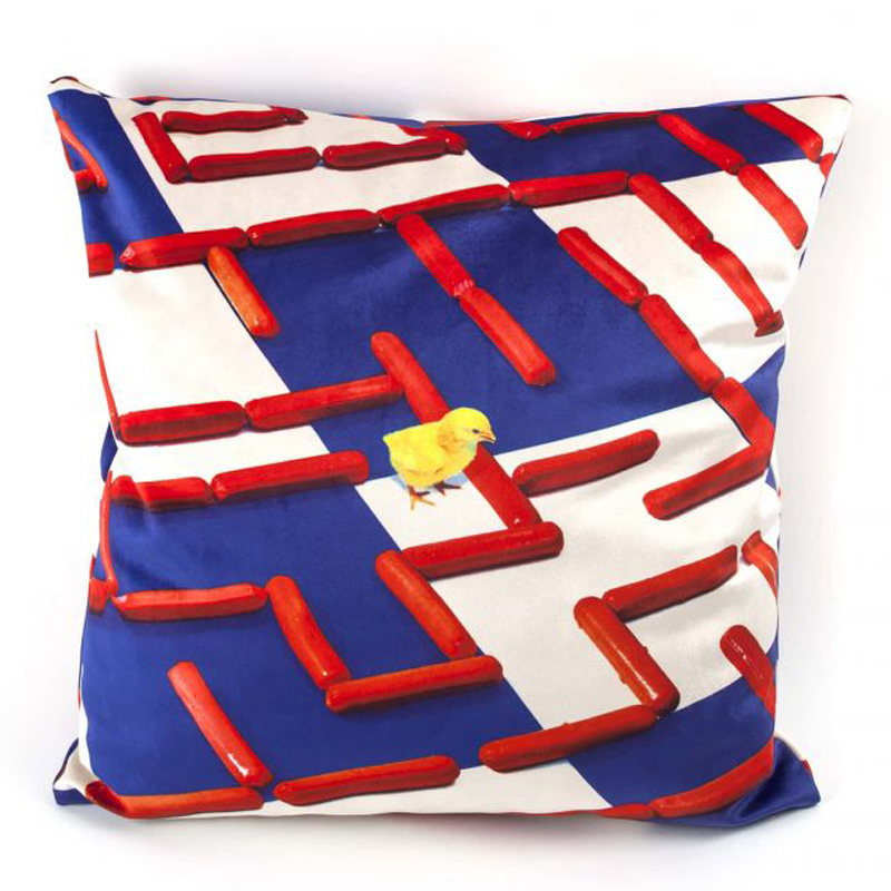 Подушка Seletti Cushion Labyrinth Мульти в Нижнем Новгороде | Loft Concept 