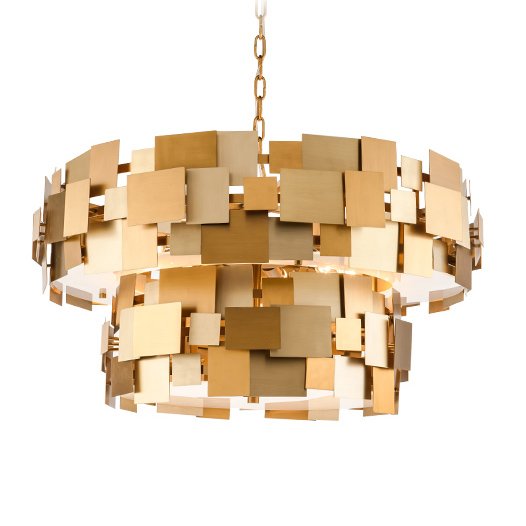 Люстра Gold Plate Chandelier 8  в Нижнем Новгороде | Loft Concept 