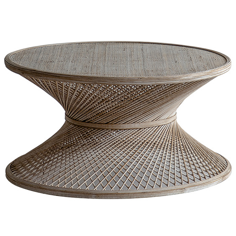 Кофейный стол Zaire Wicker Coffee Table Light Древесина в Нижнем Новгороде | Loft Concept 