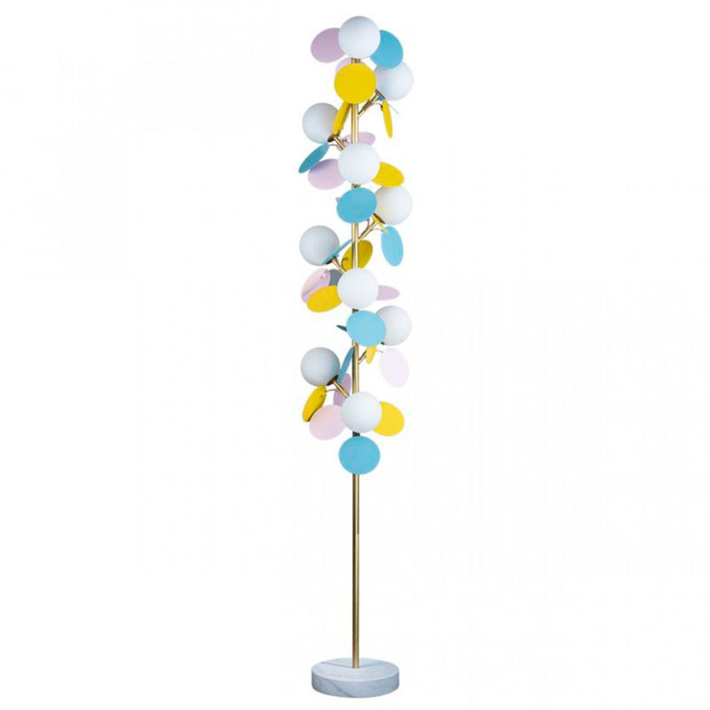 Торшер MATISSE Floor Lamp multicolor Мульти Золотой Белый в Нижнем Новгороде | Loft Concept 