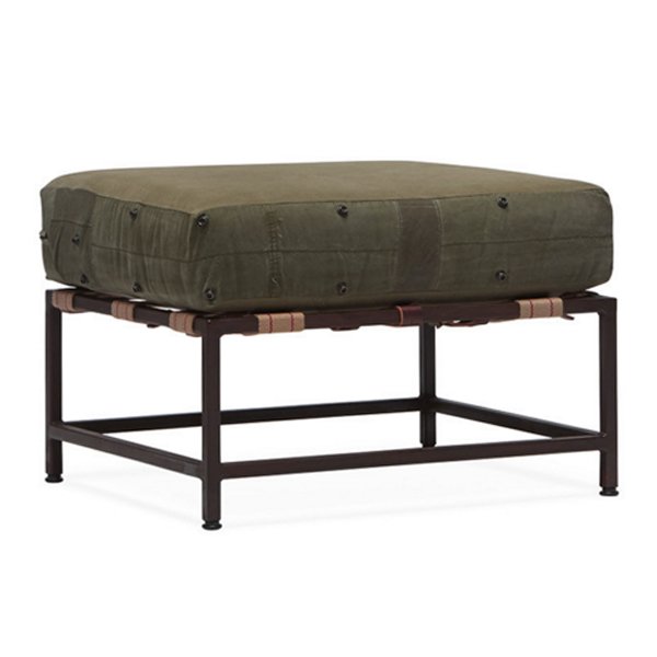 Оттоманка  Olive Military Fabric Ottoman Оливковый в Нижнем Новгороде | Loft Concept 