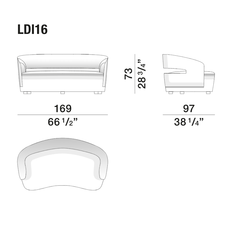 Дизайнерский диван LUCIO Sofa в Нижнем Новгороде