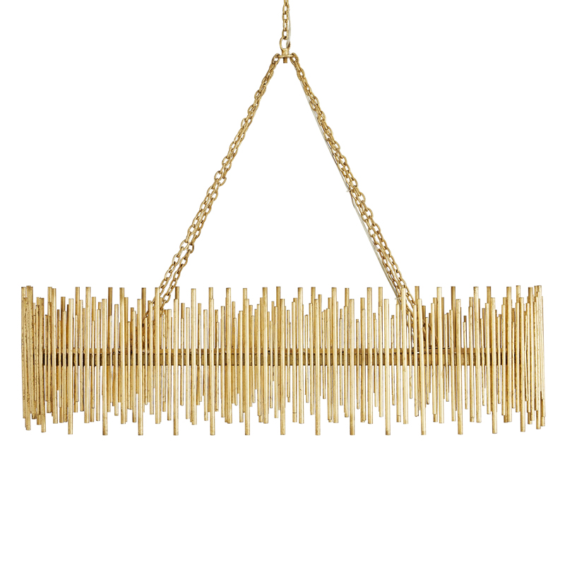 Люстра Arteriors PRESCOTT OVAL CHANDELIER Золотой в Нижнем Новгороде | Loft Concept 