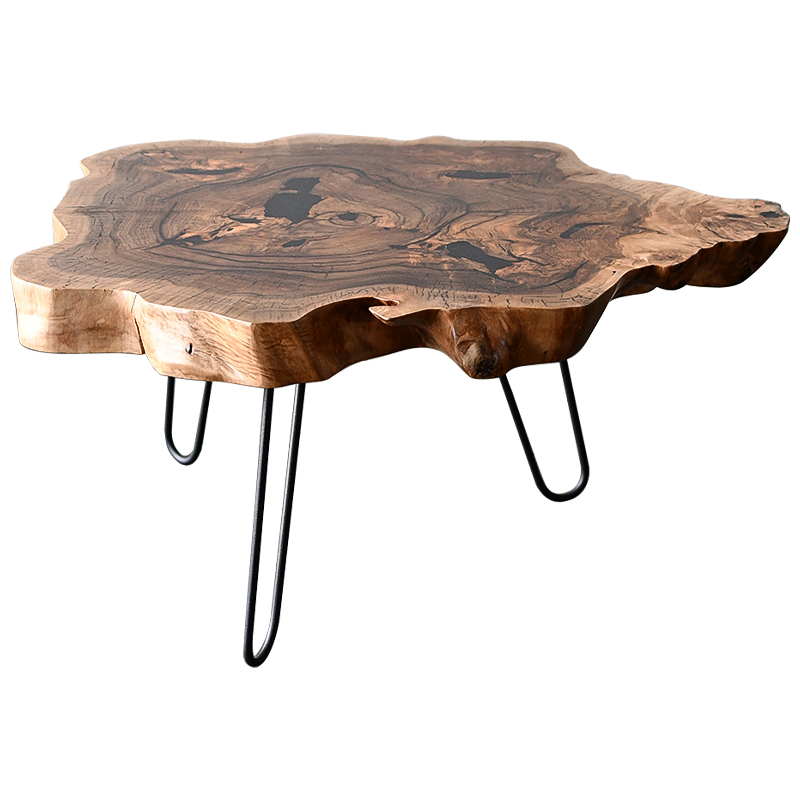 Кофейный стол Rohan Industrial Metal Rust Coffee Table Коричневый Черный в Нижнем Новгороде | Loft Concept 