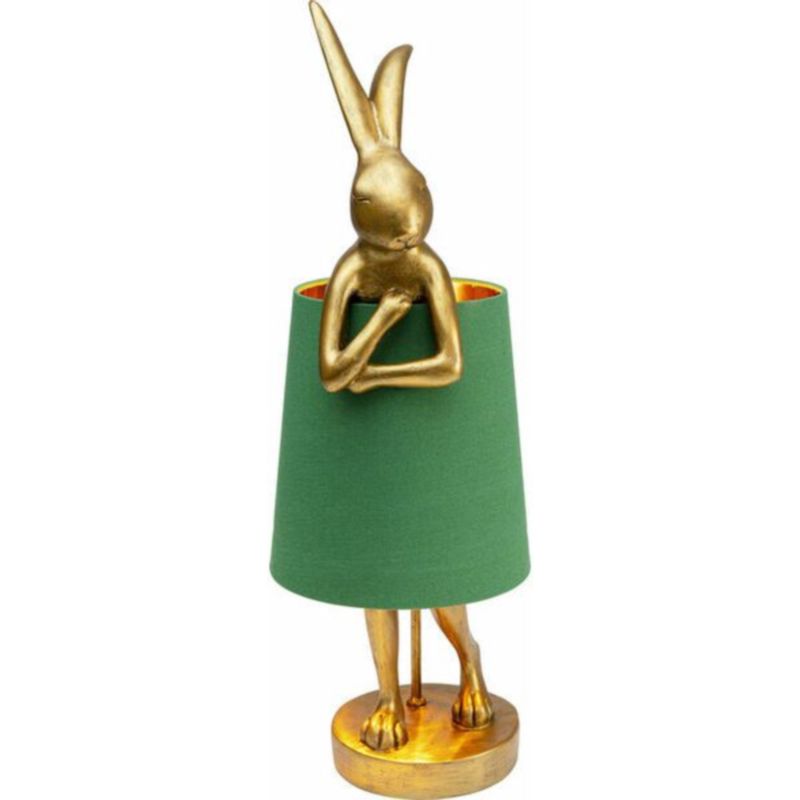 Настольная лампа Golden Hare/ green lampshade Золотой Зеленый в Нижнем Новгороде | Loft Concept 