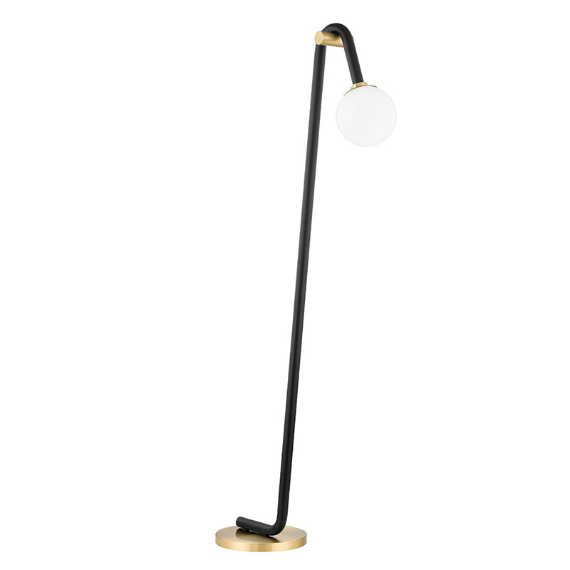 Торшер Paulson floppy floor lamp gold Черный Золотой в Нижнем Новгороде | Loft Concept 