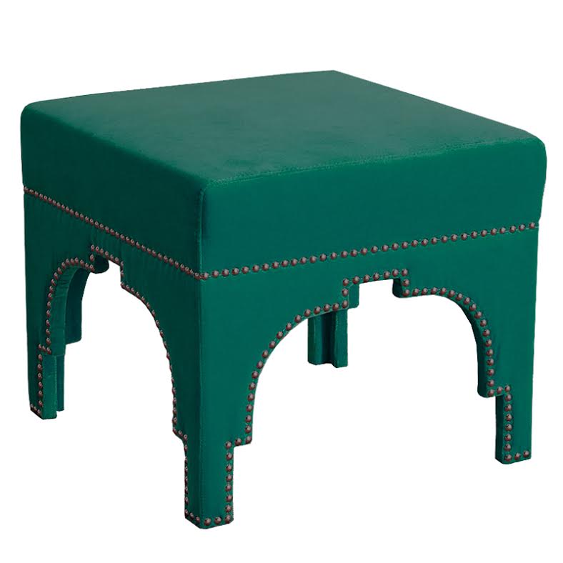 Raelynn Velvet Ottoman Изумрудный в Нижнем Новгороде | Loft Concept 