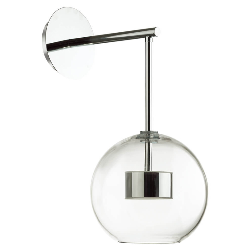 Бра Transparent Bubble Sconce chromium Прозрачный Хром в Нижнем Новгороде | Loft Concept 