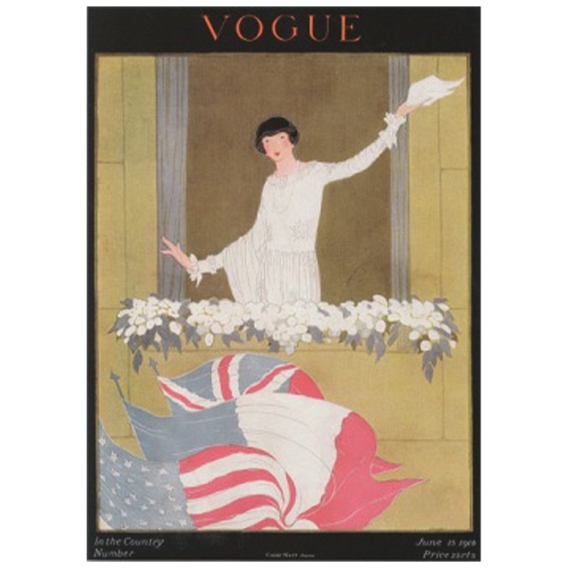 Постер Vogue Cover 1918 June  в Нижнем Новгороде | Loft Concept 