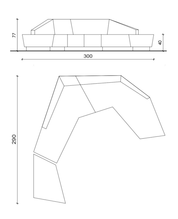 Диван Anaktae ADRASTUS SOFA в Нижнем Новгороде