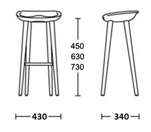 Барный стул Craig Bassam Tractor Counter Stool в Нижнем Новгороде