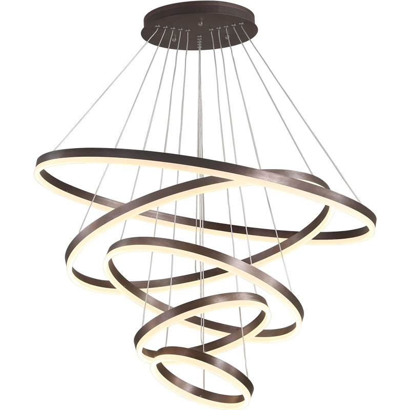 Люстра Ribbon Circles Chandelier Темная бронза в Нижнем Новгороде | Loft Concept 