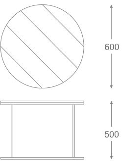 Стол Loft Wooden Round в Нижнем Новгороде