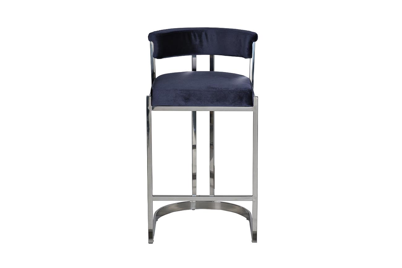 Стул барный Moselle dark blue - фото