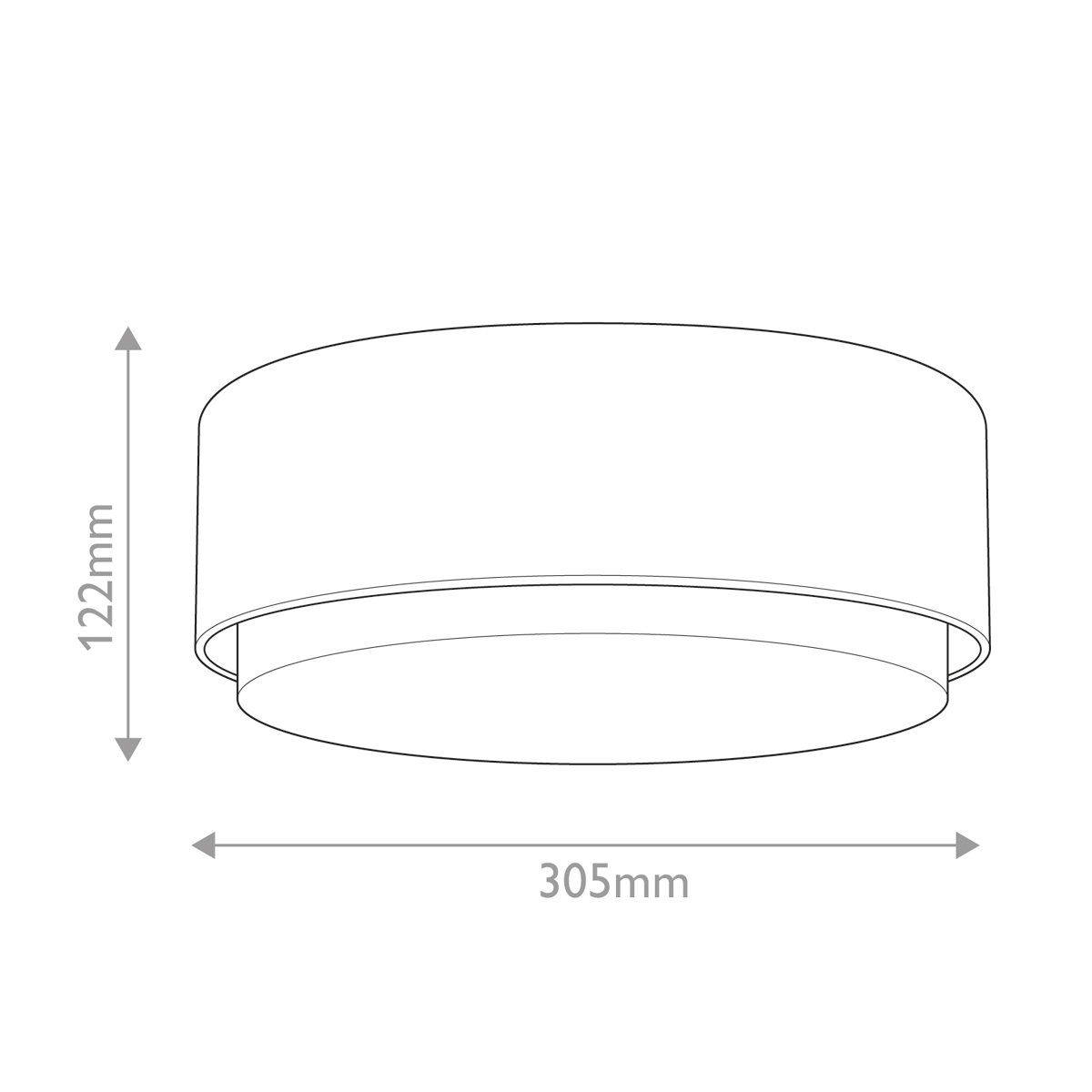 Потолочный светильник круглой формы с белым матовым плафоном Hinkley в Нижнем Новгороде
