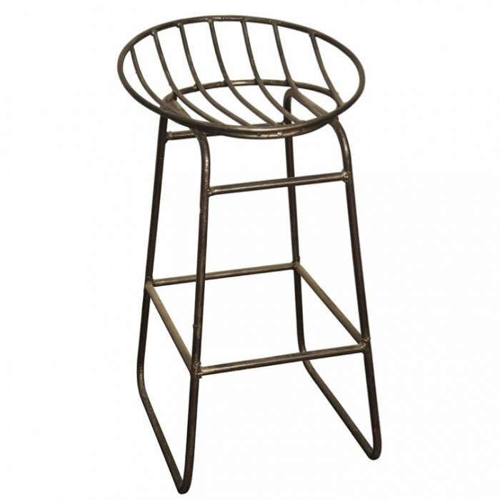 Барный стул Industrial Iron Grille Bar Stool Латунь в Нижнем Новгороде | Loft Concept 