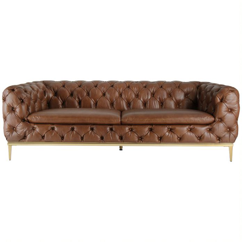 Диван Dorsten Sofa brown leather Коричневый в Нижнем Новгороде | Loft Concept 