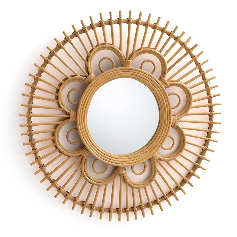 Зеркало Mirror Rattan Round D65  в Нижнем Новгороде | Loft Concept 