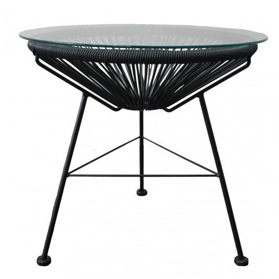 Приставной стол Acapulco side table Black Морская синь Желтый Черный Белый Зеленый Оранжевый в Нижнем Новгороде | Loft Concept 