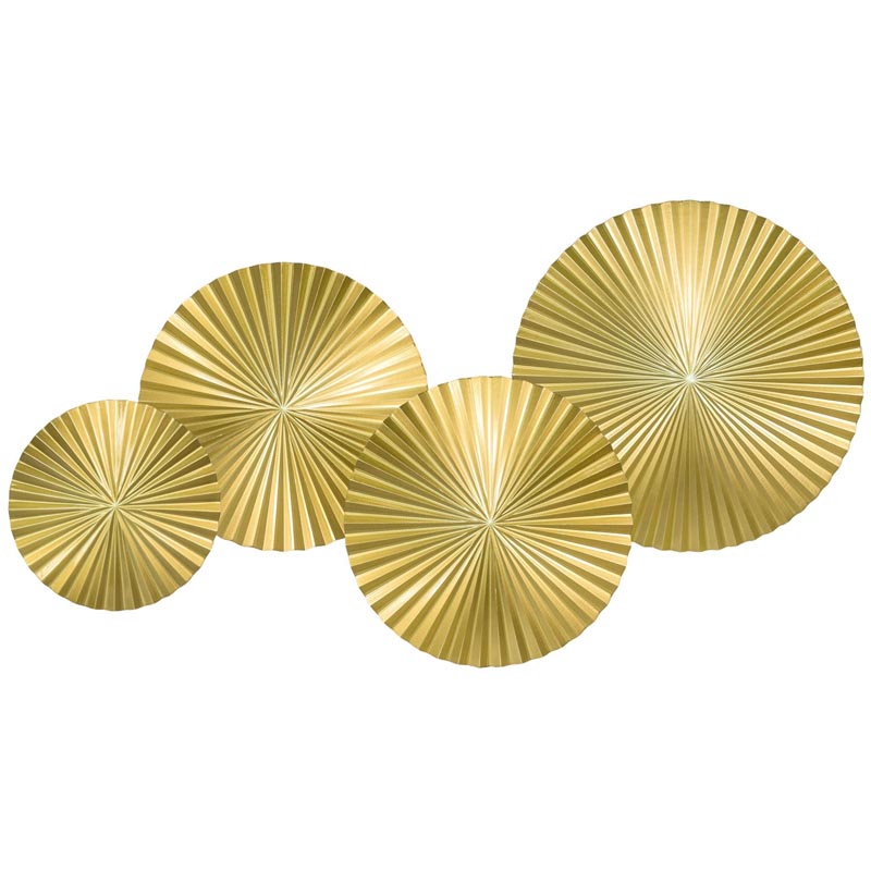 Арт-объект Apollo Gold Wall Plaque Disc 4 Золотой в Нижнем Новгороде | Loft Concept 