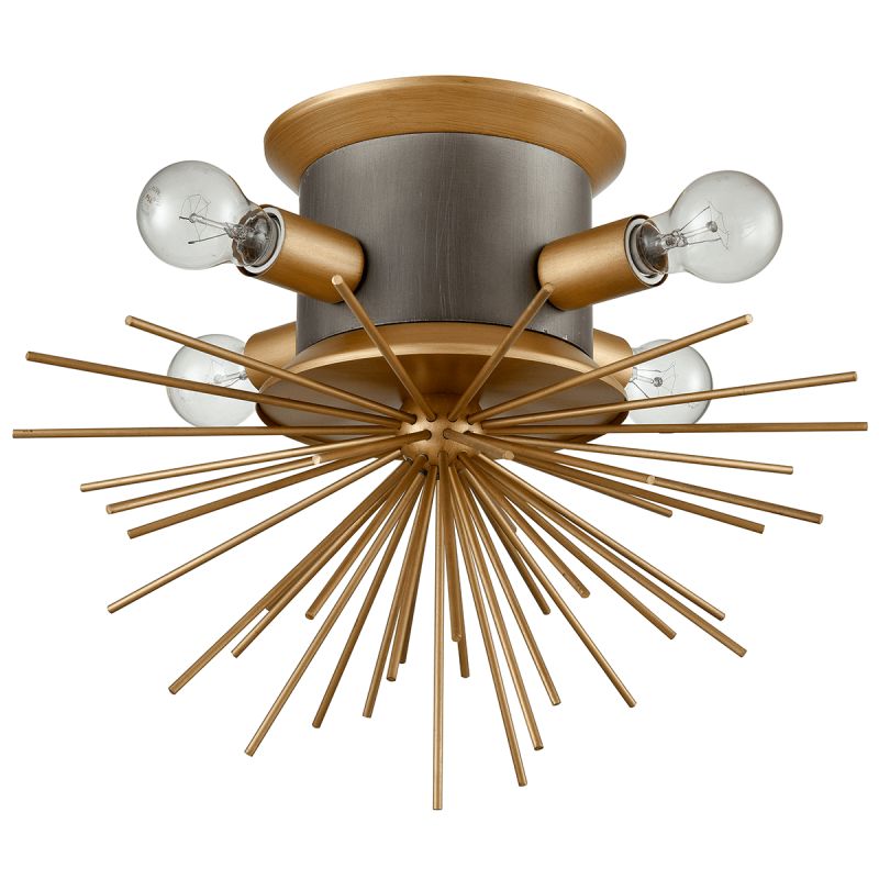 Потолочный светильник Hedgehog Brass Chandelier Латунь в Нижнем Новгороде | Loft Concept 