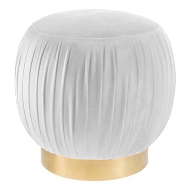 Оттоманка Art Deco Turban white Золотой в Нижнем Новгороде | Loft Concept 