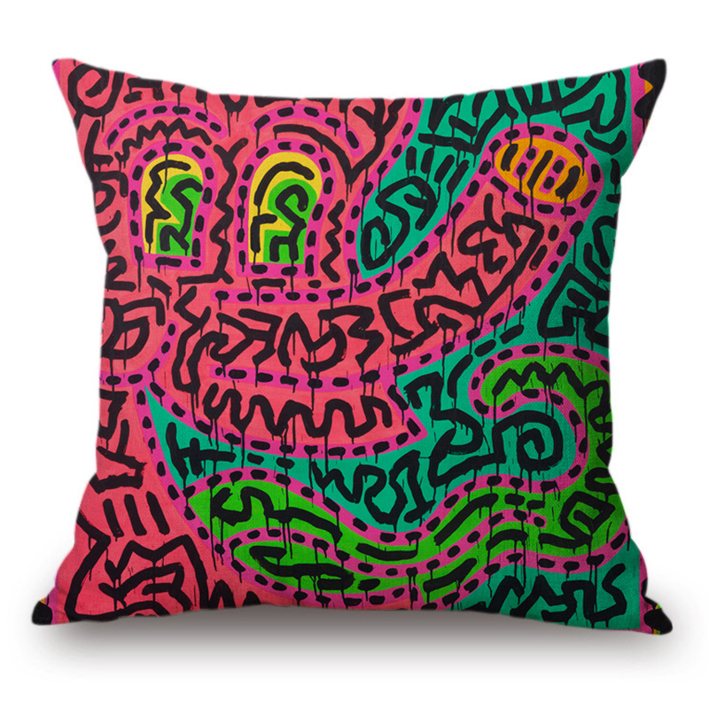 Подушка Keith Haring 15 Мульти в Нижнем Новгороде | Loft Concept 