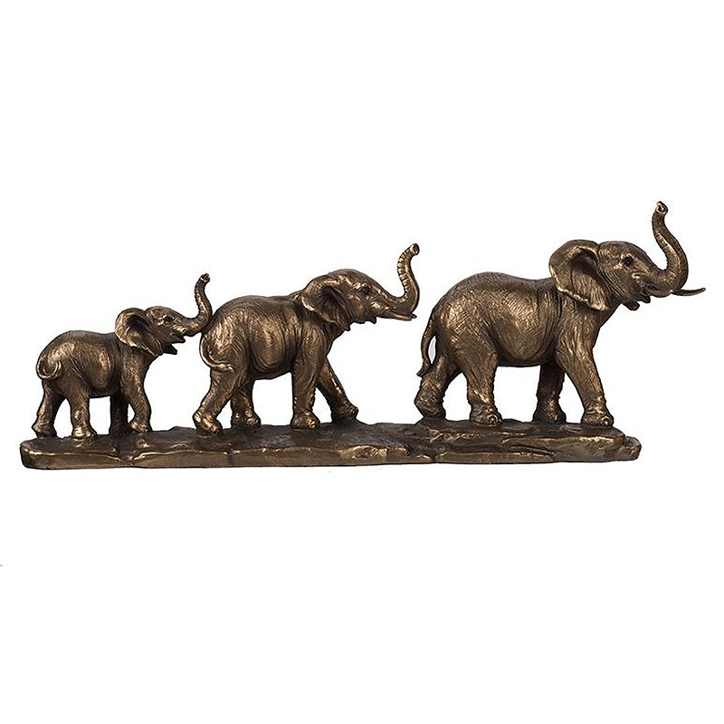 Композиция в виде семьи слонов Elephants Figurine Бронза в Нижнем Новгороде | Loft Concept 