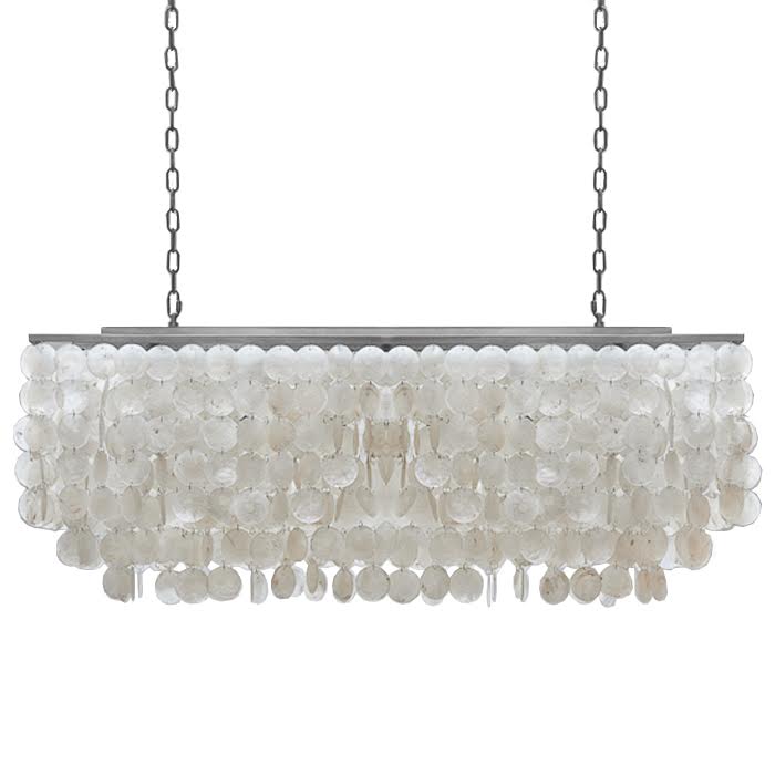 Люстра rectangle SHELL Chandelier 2 cascades Белый в Нижнем Новгороде | Loft Concept 