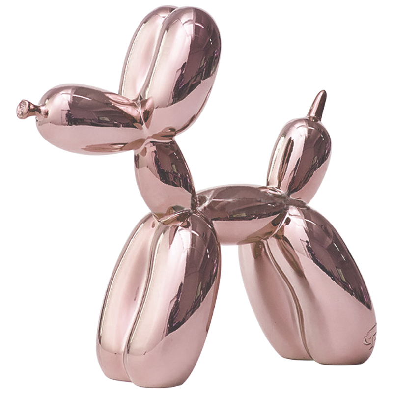 Статуэтка Jeff Koons Balloon Dog Chrome Pink Розовое золото в Нижнем Новгороде | Loft Concept 