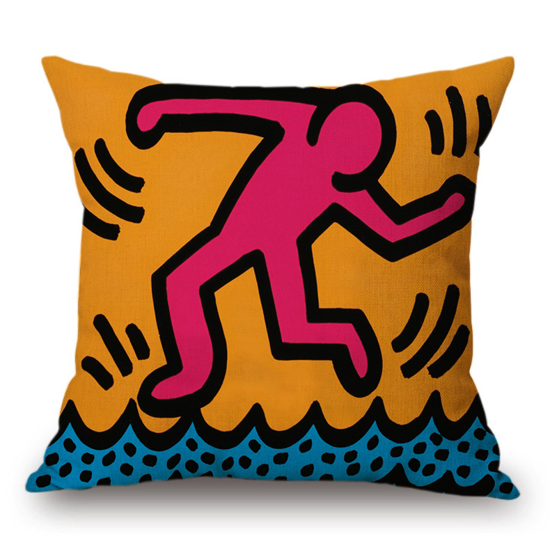 Подушка Keith Haring 4 Мульти в Нижнем Новгороде | Loft Concept 