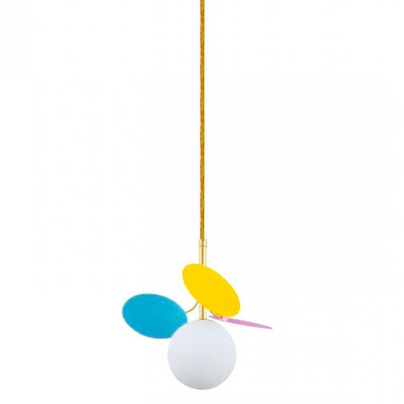 Подвесной светильник MATISSE Pendant One multicolor Мульти Золотой Белый в Нижнем Новгороде | Loft Concept 