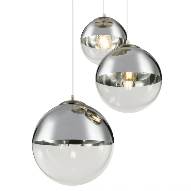 Светильник подвесной Mirror Ball Silver 1 плафон  Серебряный в Нижнем Новгороде | Loft Concept 