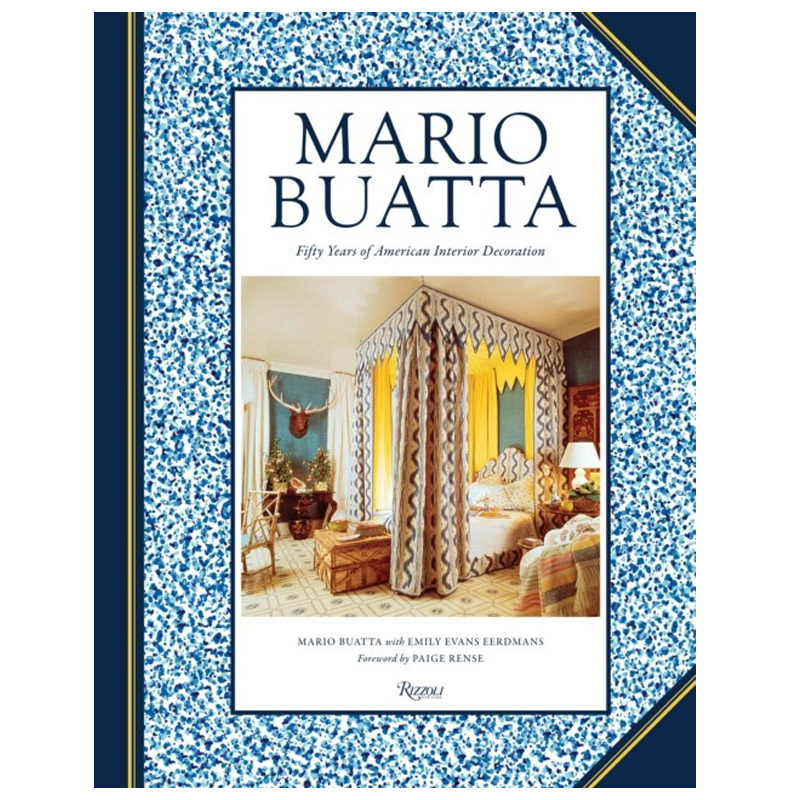 2010s Illustrated Faux Leather Book, Mario Buatta - Fifty Years of American Interior Decoration  в Нижнем Новгороде | Loft Concept 