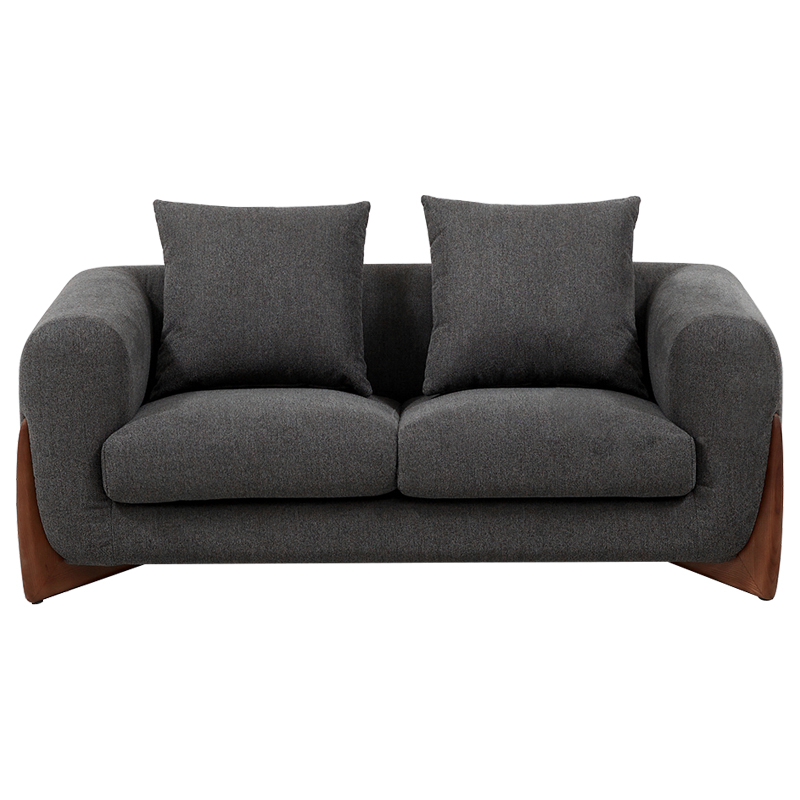 Диван Cuthbert Dark Gray Sofa Серый Коричневый в Нижнем Новгороде | Loft Concept 